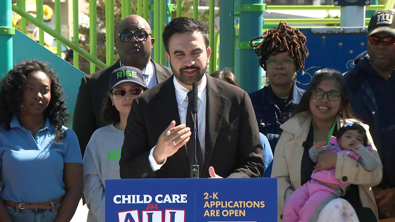 Mayor Mamdani Holds Press Conference to Make Child Care Announcement with Governor Kathy Hochul