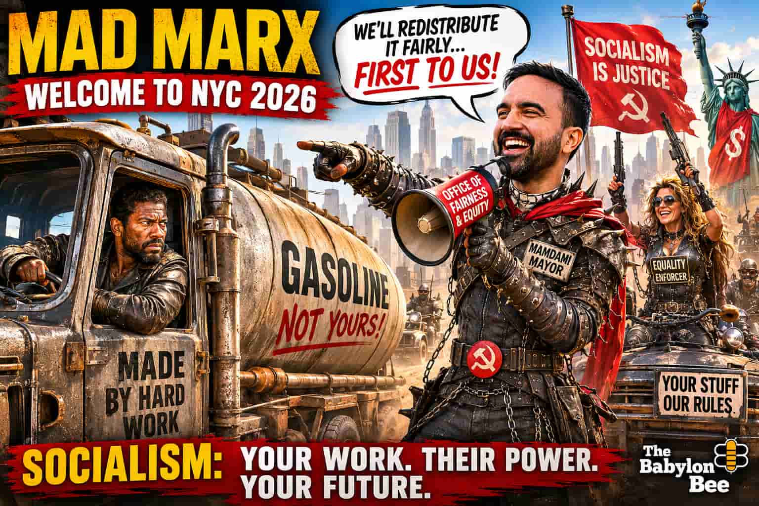 The Babylon Bee Explains Socialism to New York in Two Minutes