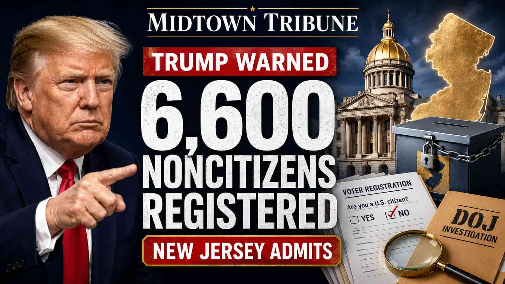 Trump Warned About Noncitizen Voting. New Jersey’s Democratic Governor Admits 6,600 Noncitizens Were Registered