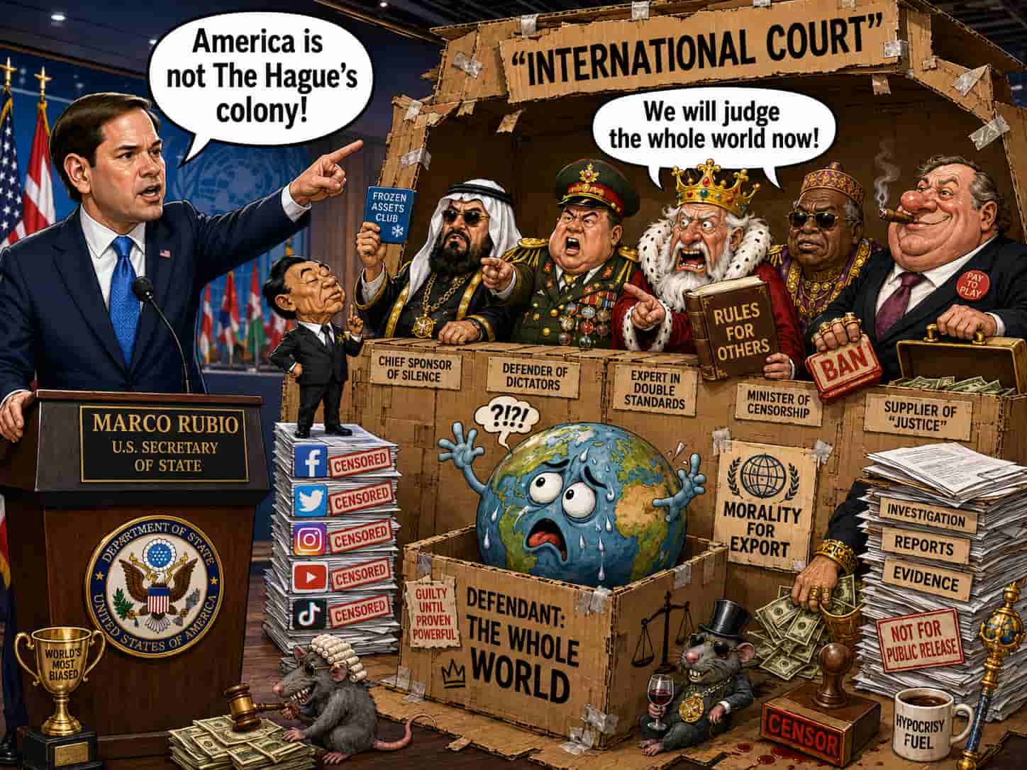 Secretary Rubio Vows to Defend U.S. Sovereignty Against the International Criminal Court