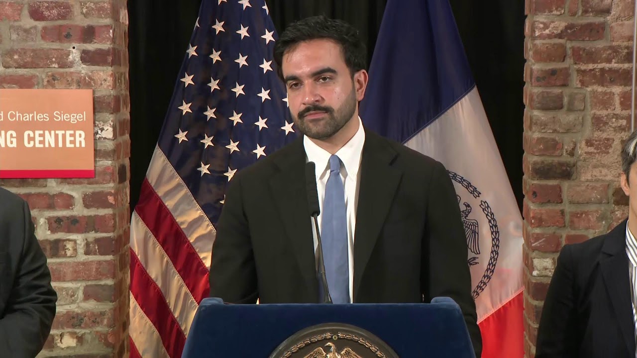 Mayor Mamdani Holds a Press Conference to Make a Housing Announcement
