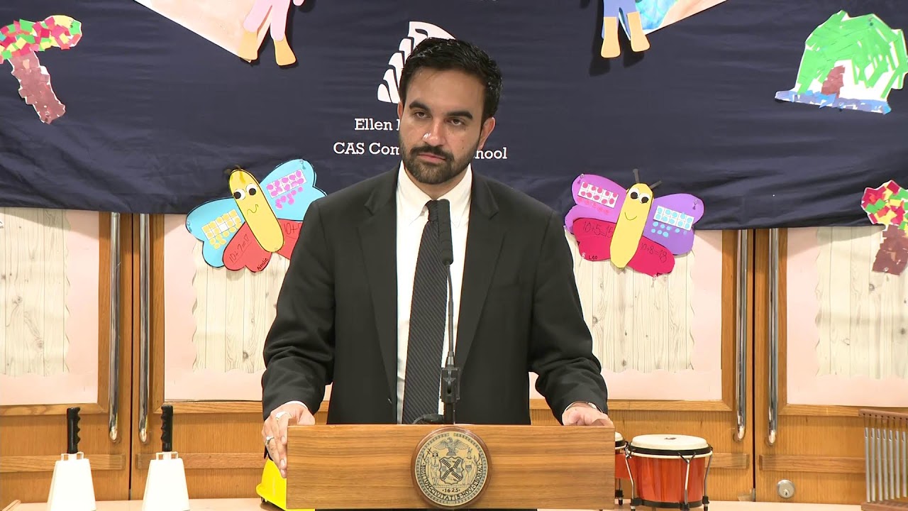 Mayor Mamdani Holds Press Conference to Make an Education Announcement