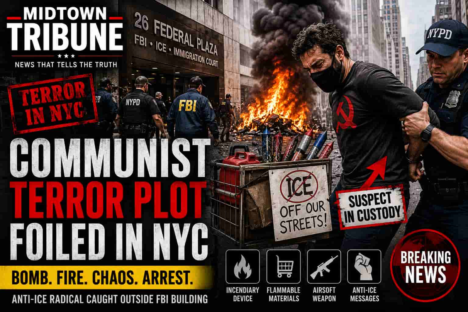 The Revolution That Failed Before Lunch: Fire, Smoke and an Arrest at Federal Plaza