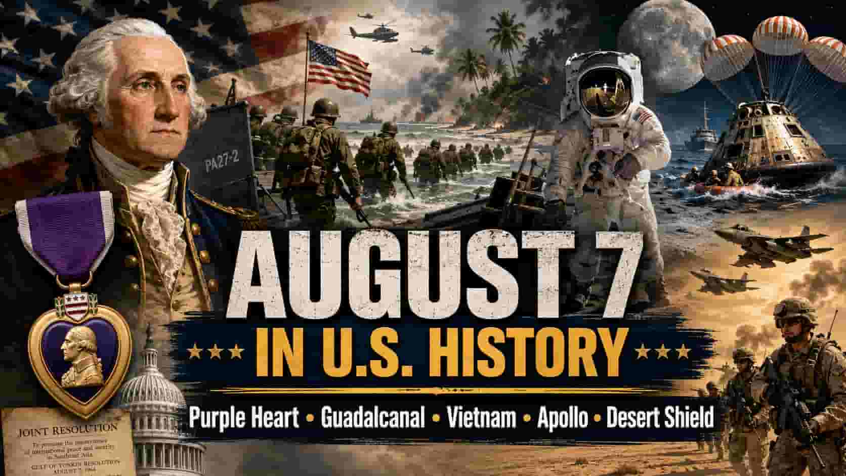 August 7 in U.S. History USA News