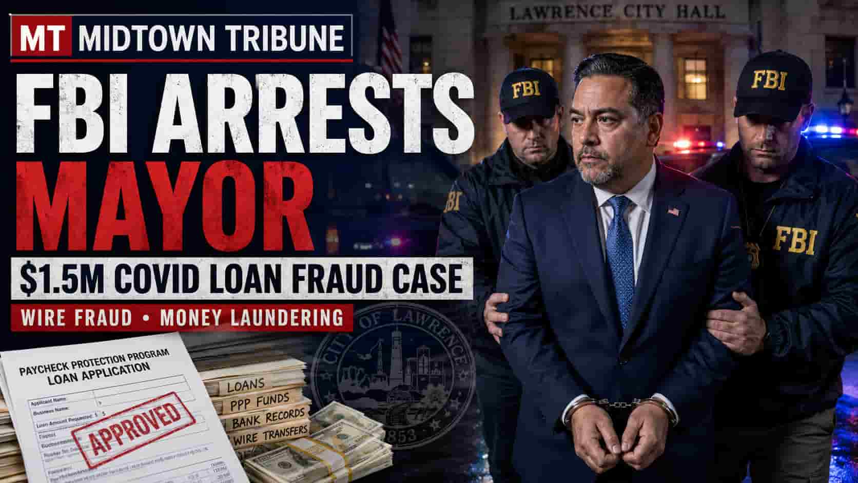 FBI Arrests Lawrence Mayor Brian DePeña