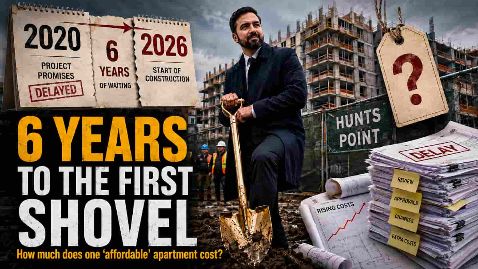 Mayor Mamdani Breaks Ground in Hunts Point—but the Housing Project Began in 2020