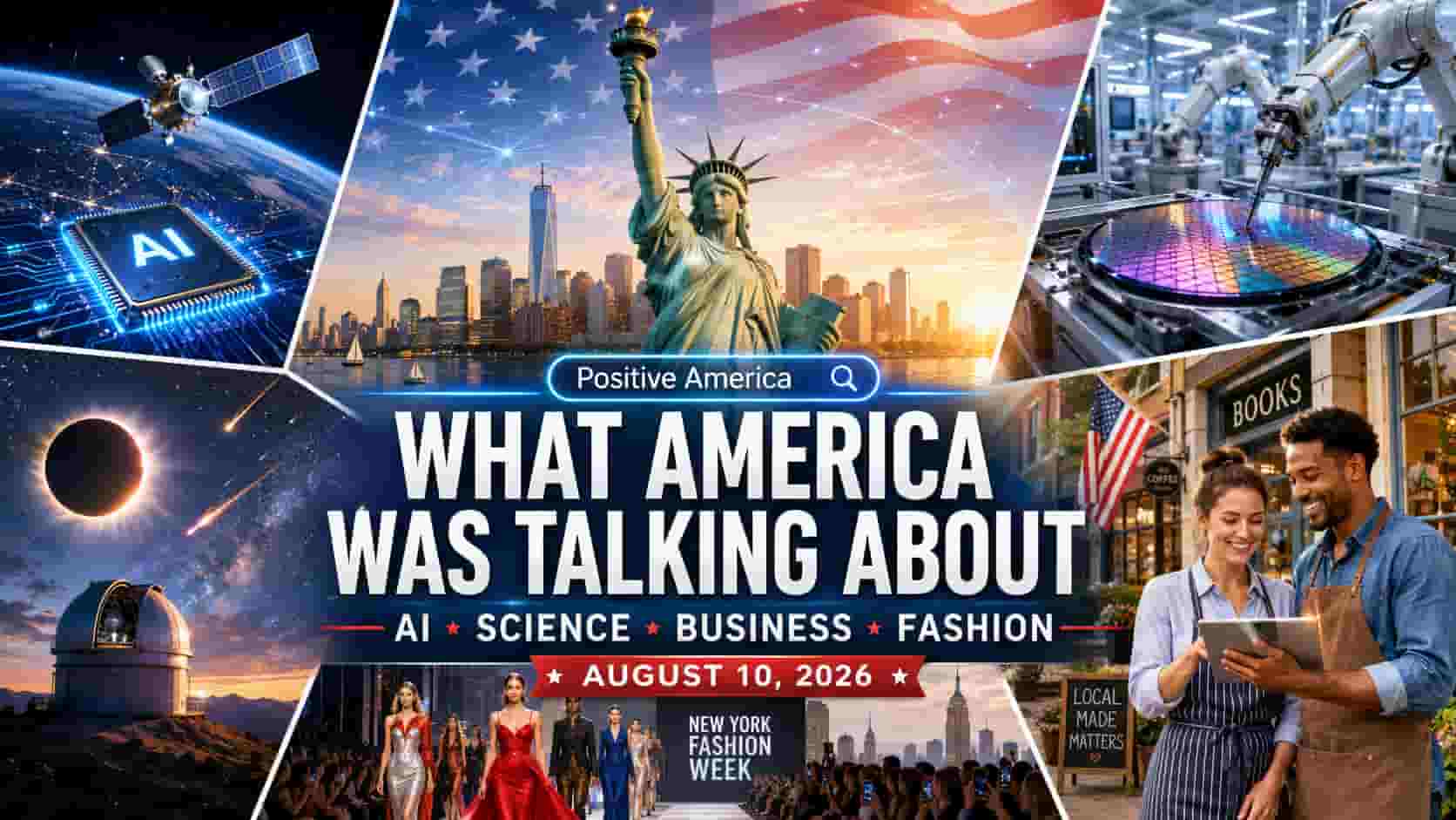 AI, SpaceX, Chips, Science, Business and Fashion — August 10, 2026