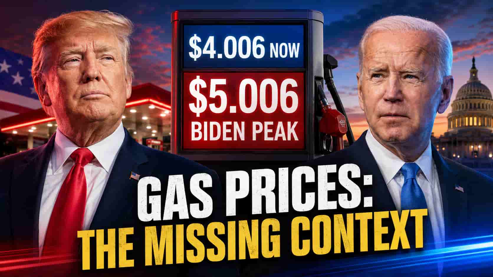 Trump Biden Gas Prices USA economy