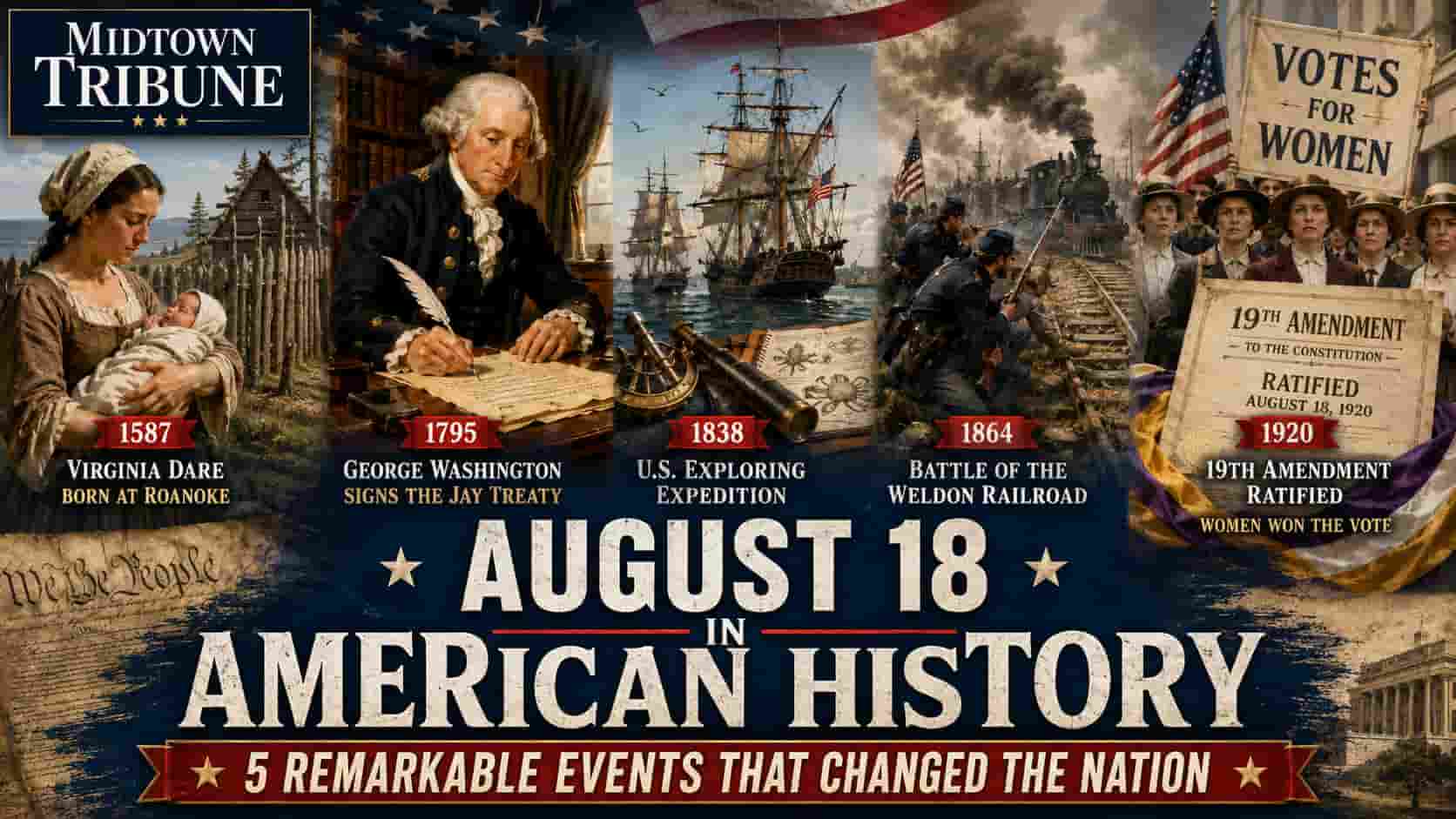 August 18 in American History: Five Remarkable Events That Changed the Nation
