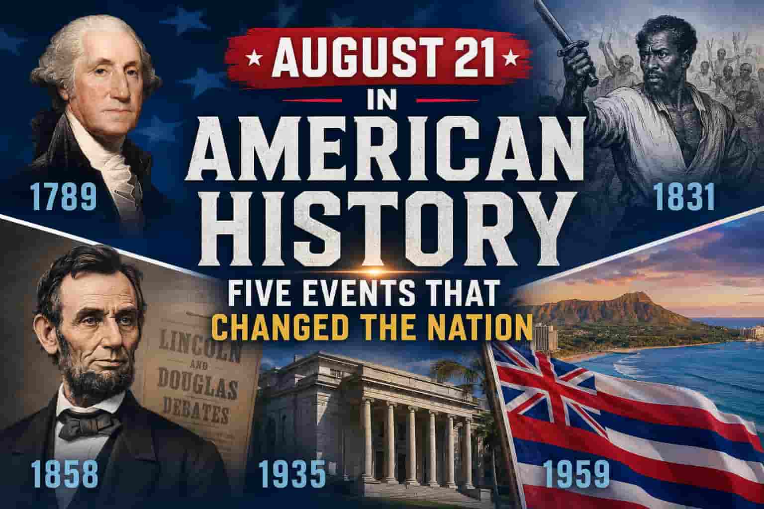 August 21 in American History: Five Events That Changed the Nation