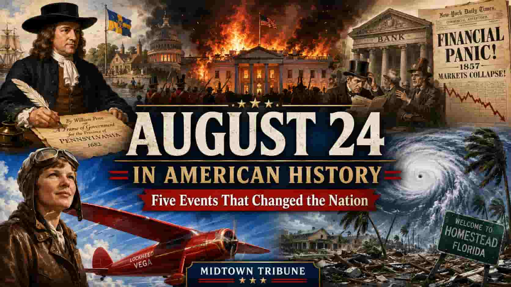 August 24 in American History: Five Events That Changed the Nation