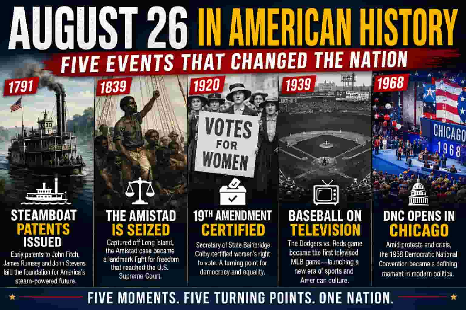 August 26 in American History
