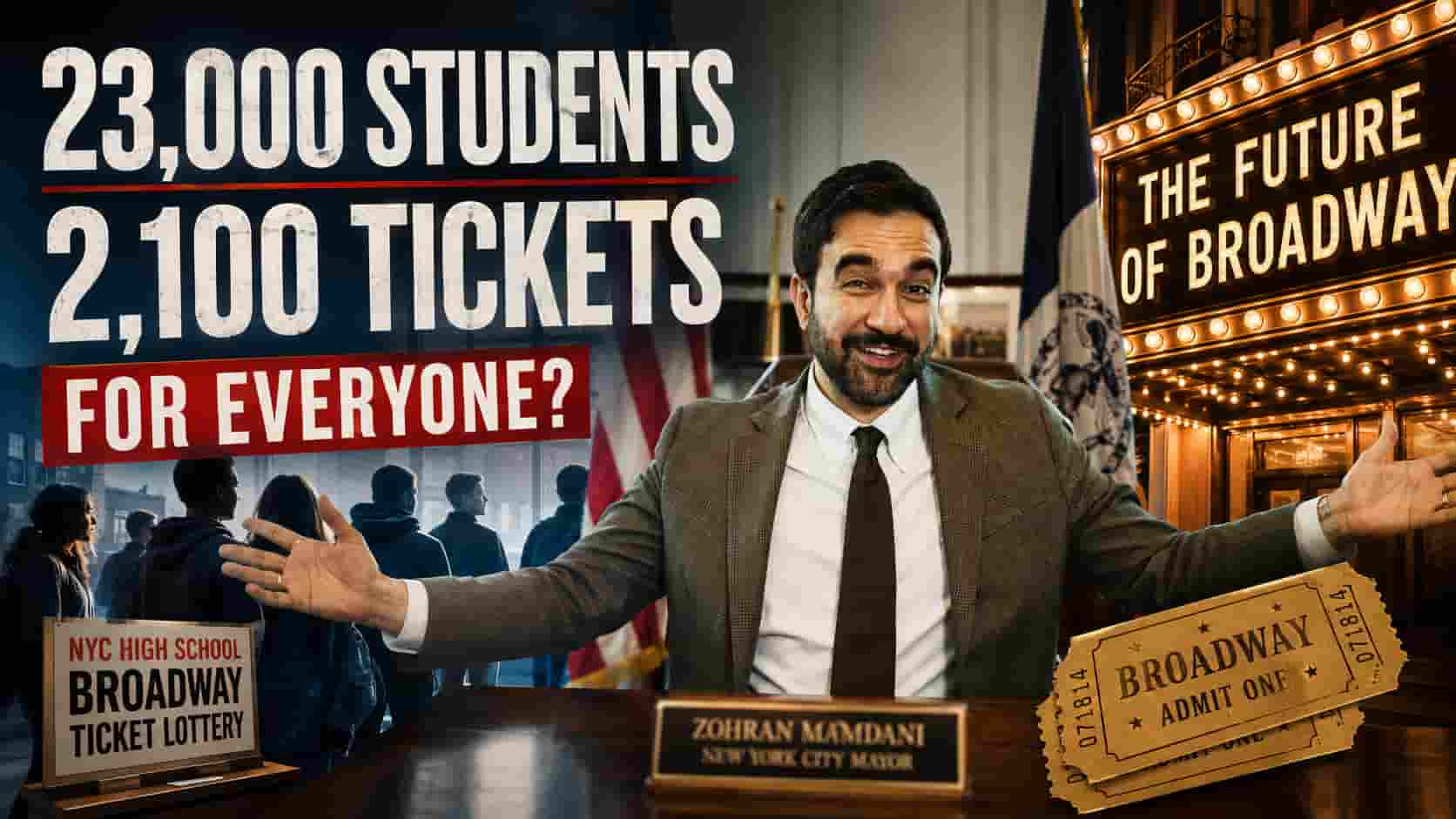 “For Everyone”- Except Almost Everyone: Mamdani’s Broadway Lottery by the Numbers