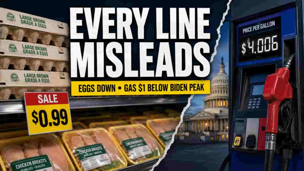 HOUSE DEMOCRATS’ PRICE CLAIMS FAIL A FEDERAL DATA CHECK