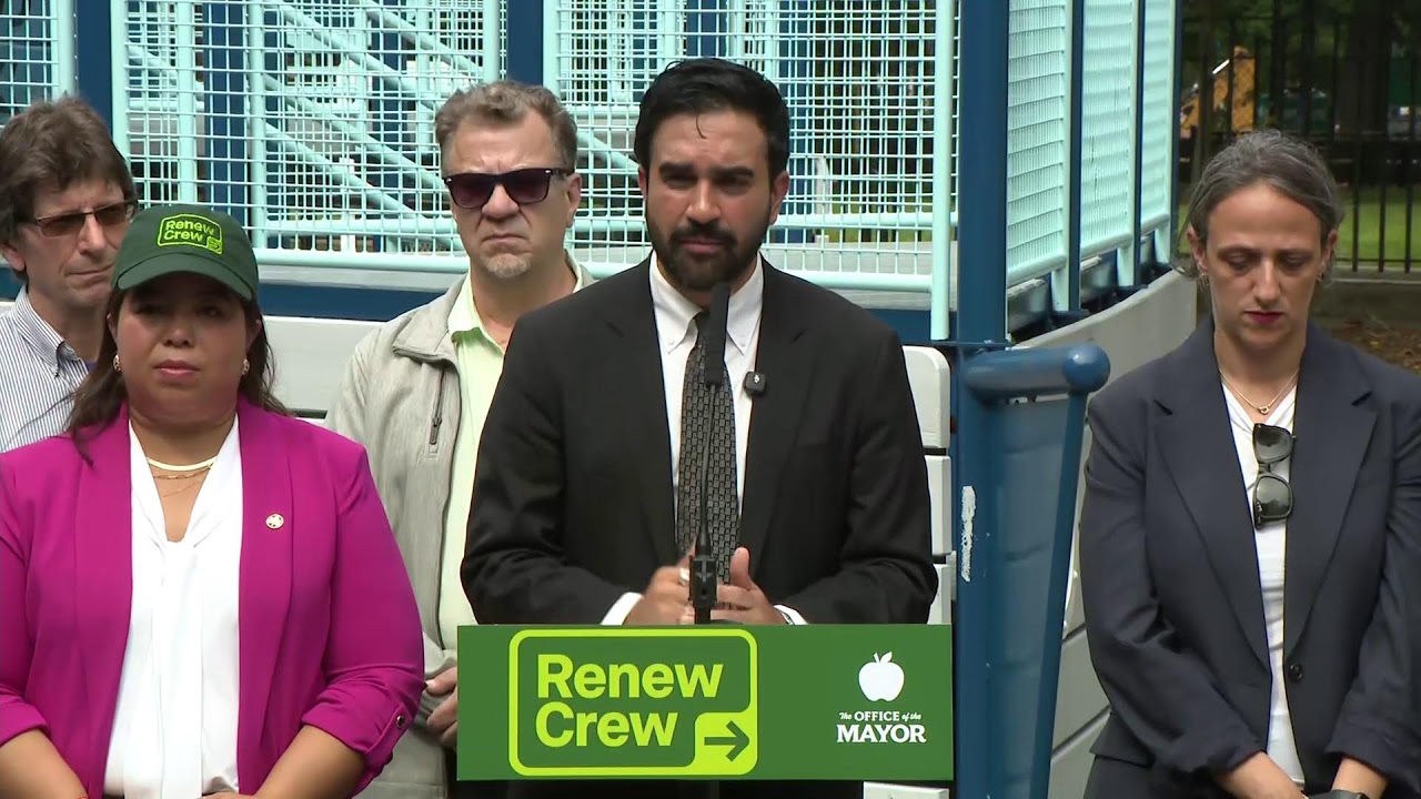 Mayor Mamdani Holds Press Conference to Make a Parks Announcement