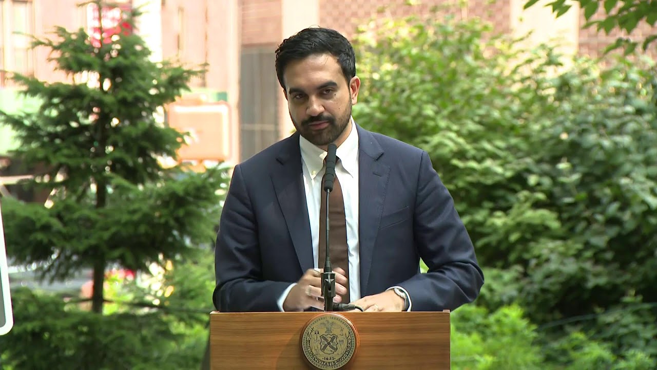 Mayor Mamdani Holds Press Conference to Make Transportation Announcement