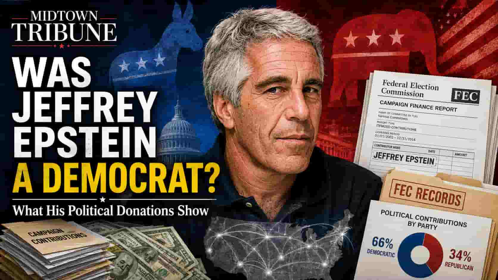 Was Jeffrey Epstein a Democrat? What His Political Donations Show