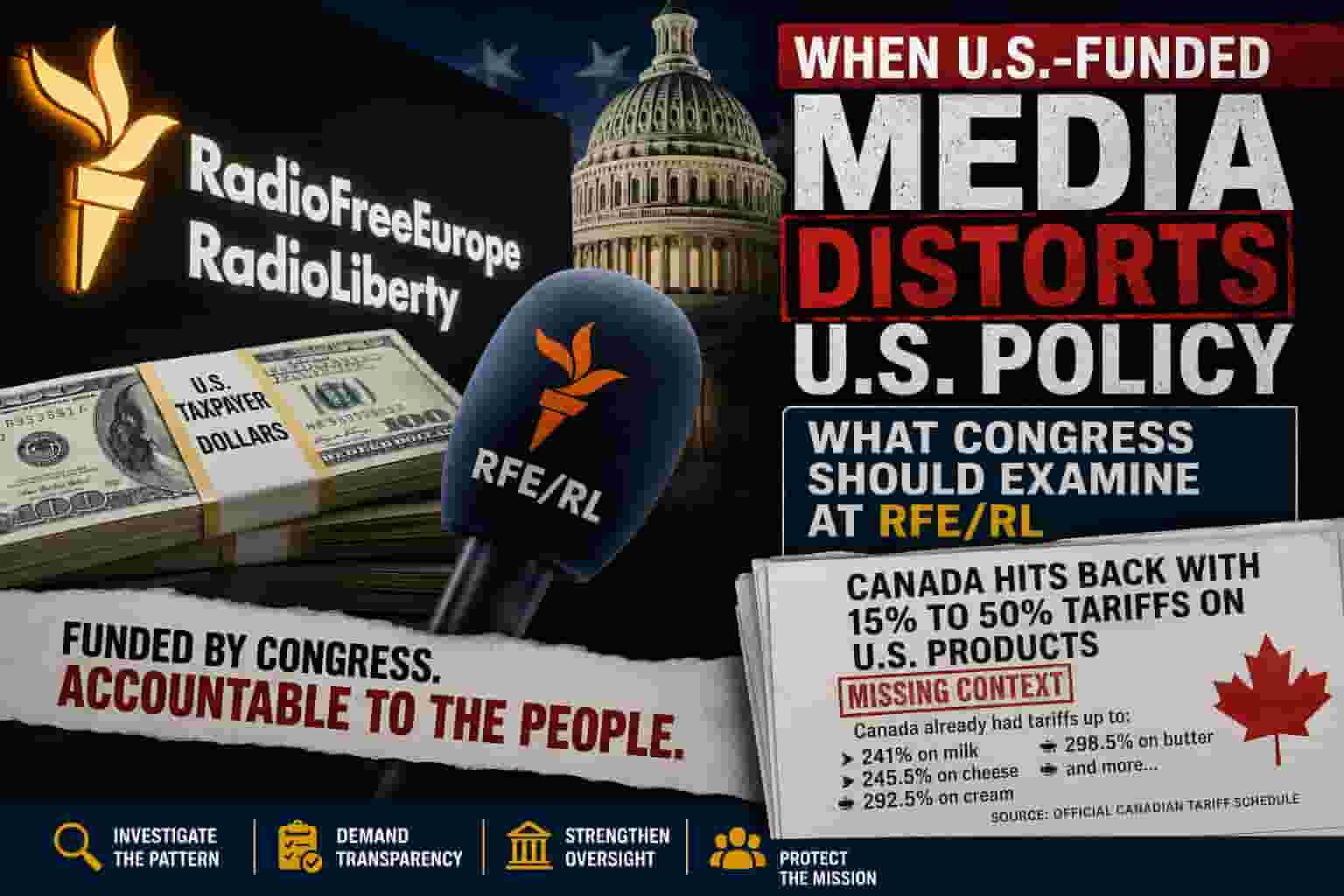 When U.S.-Funded Media Distorts U.S. Policy: What Congress Should Examine at RFE/RL
