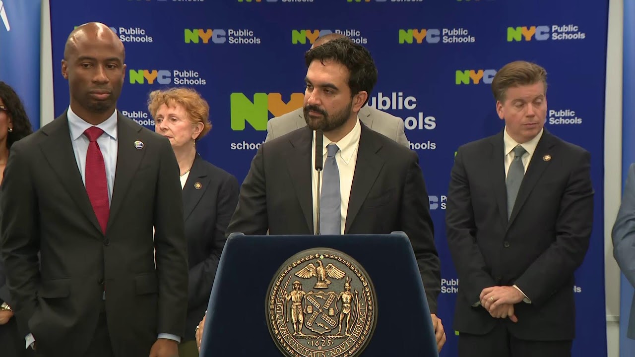 Mayor Mamdani Holds Press Conference to Make Education Announcement with Chancellor Samuels