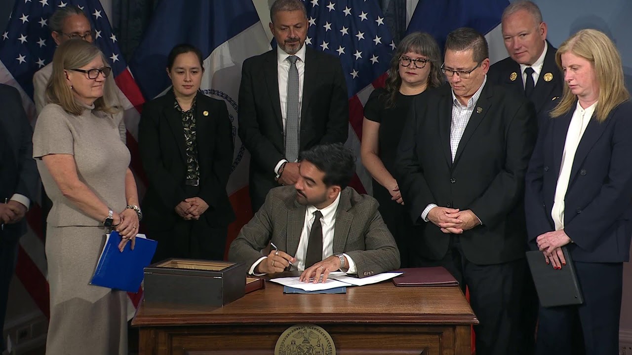 Mayor Mamdani Signs Executive Orders Related to September 11th and Government Preparedness