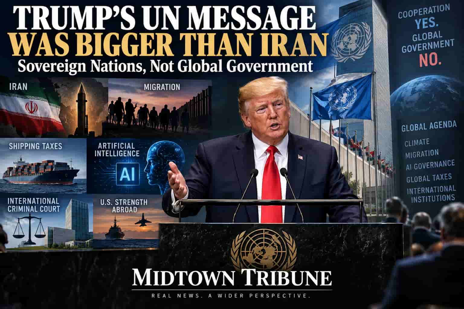 Trump’s UN Message Was Bigger Than Iran: Sovereign Nations, Not Global Government
