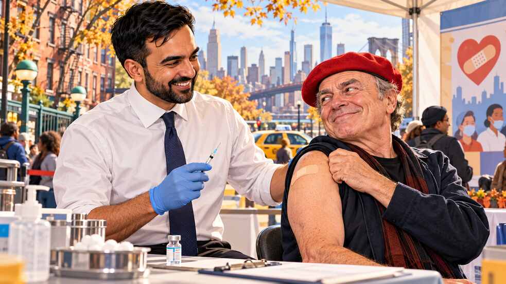 Mamdani Sliwa vaccination New York news