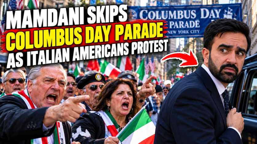 New York. Mamdani Skips Columbus Day Parade as Italian Americans Protest