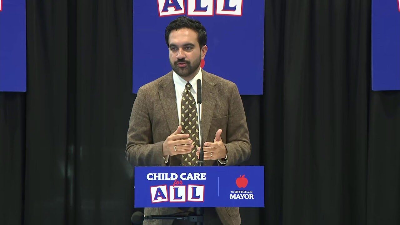 Mayor Zohran Mamdani Holds Press Conference to Make Child Care Announcement