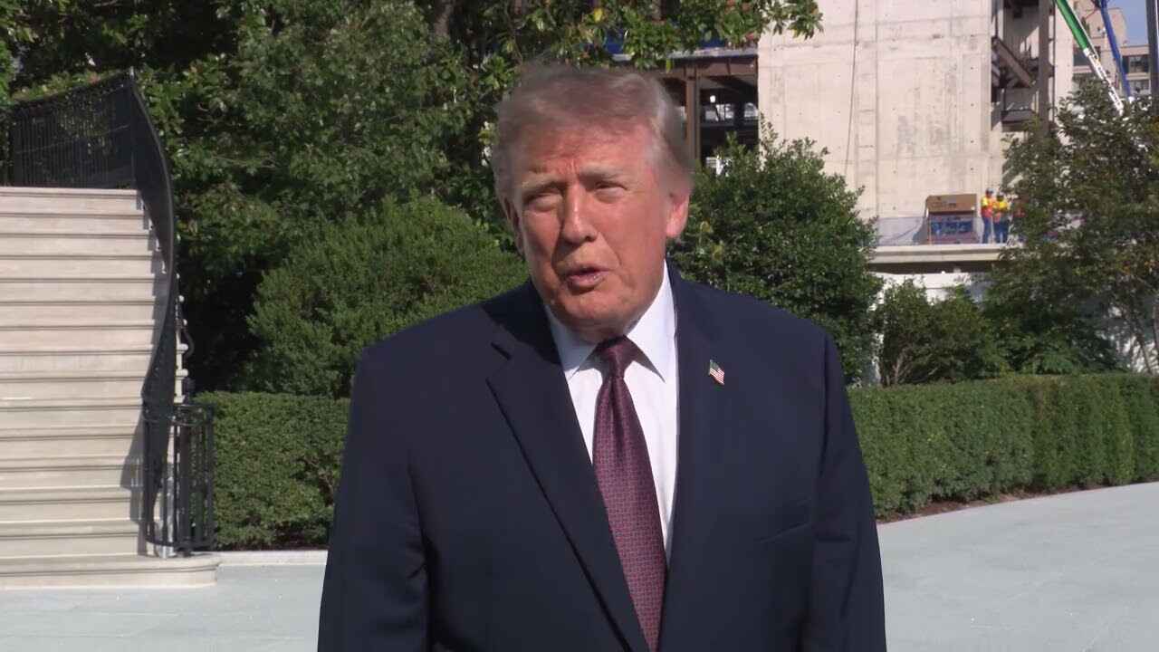 President Trump Gaggles with Press Upon Departure from the White House, Oct. 2, 2026